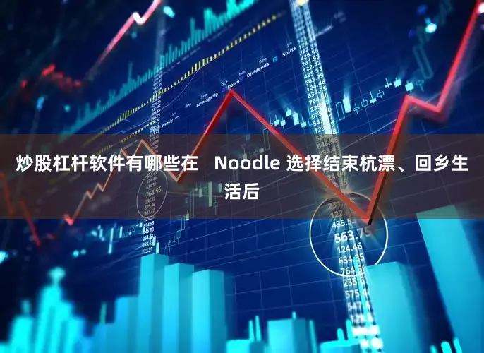炒股杠杆软件有哪些在   Noodle 选择结束杭漂、回乡生活后