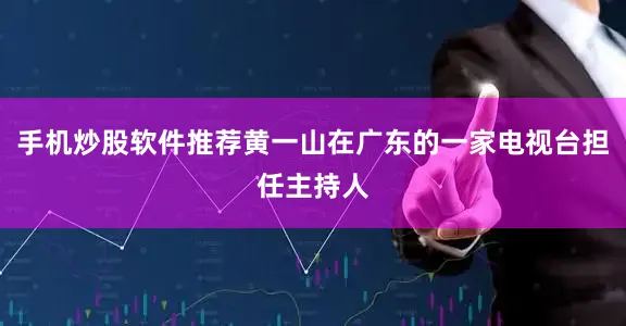 手机炒股软件推荐黄一山在广东的一家电视台担任主持人